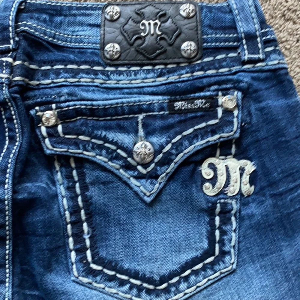 Miss Me Women's Denim Boot Cut Jeans 30x34 - Picture 3 of 5
